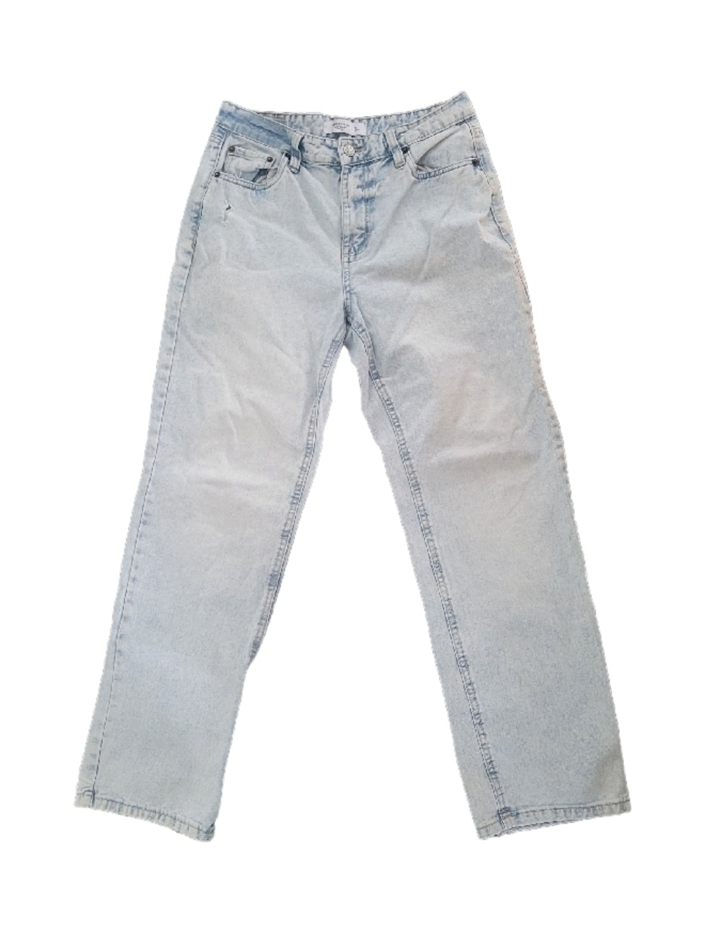 AEROPOSTALE Super High - Rise Light Wash Straight Leg Jeans Size 8/29W